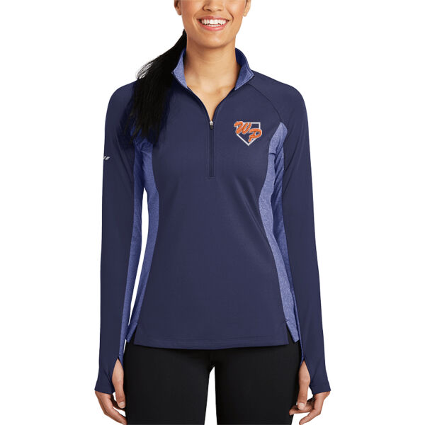 Women's Sport Wick® Stretch Contrast 1/4-Zip Pullover Thumbnail