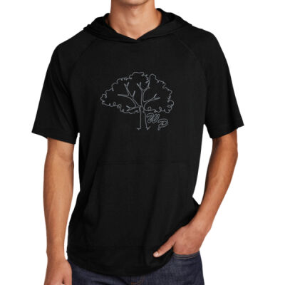 PosiCharge® Tri-Blend Wicking Short Sleeve Hoodie Thumbnail