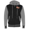 Unisex Heavyweight Varsity Full-Zip Hooded Sweatshirt Thumbnail